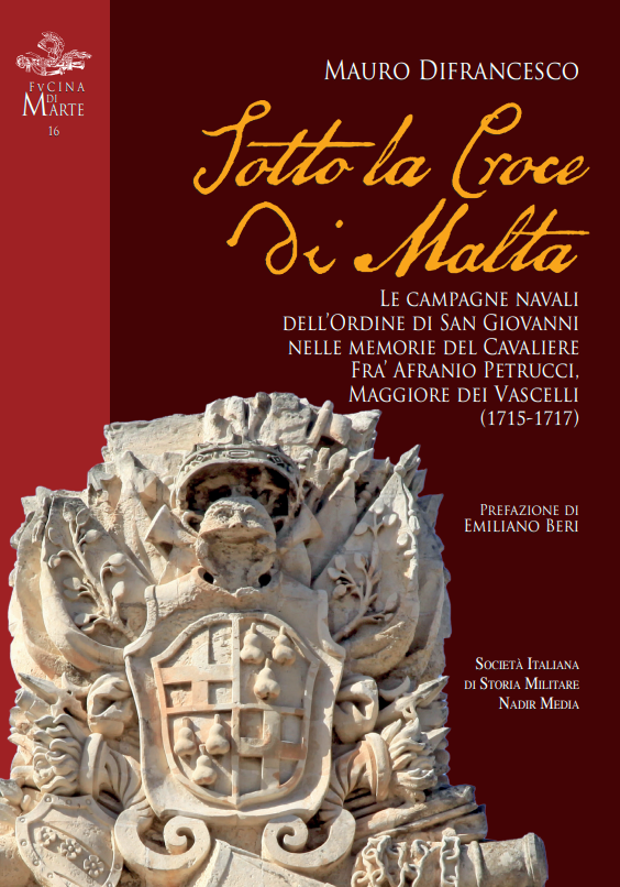 Mauro Difrancesco sotto la croce di Malta